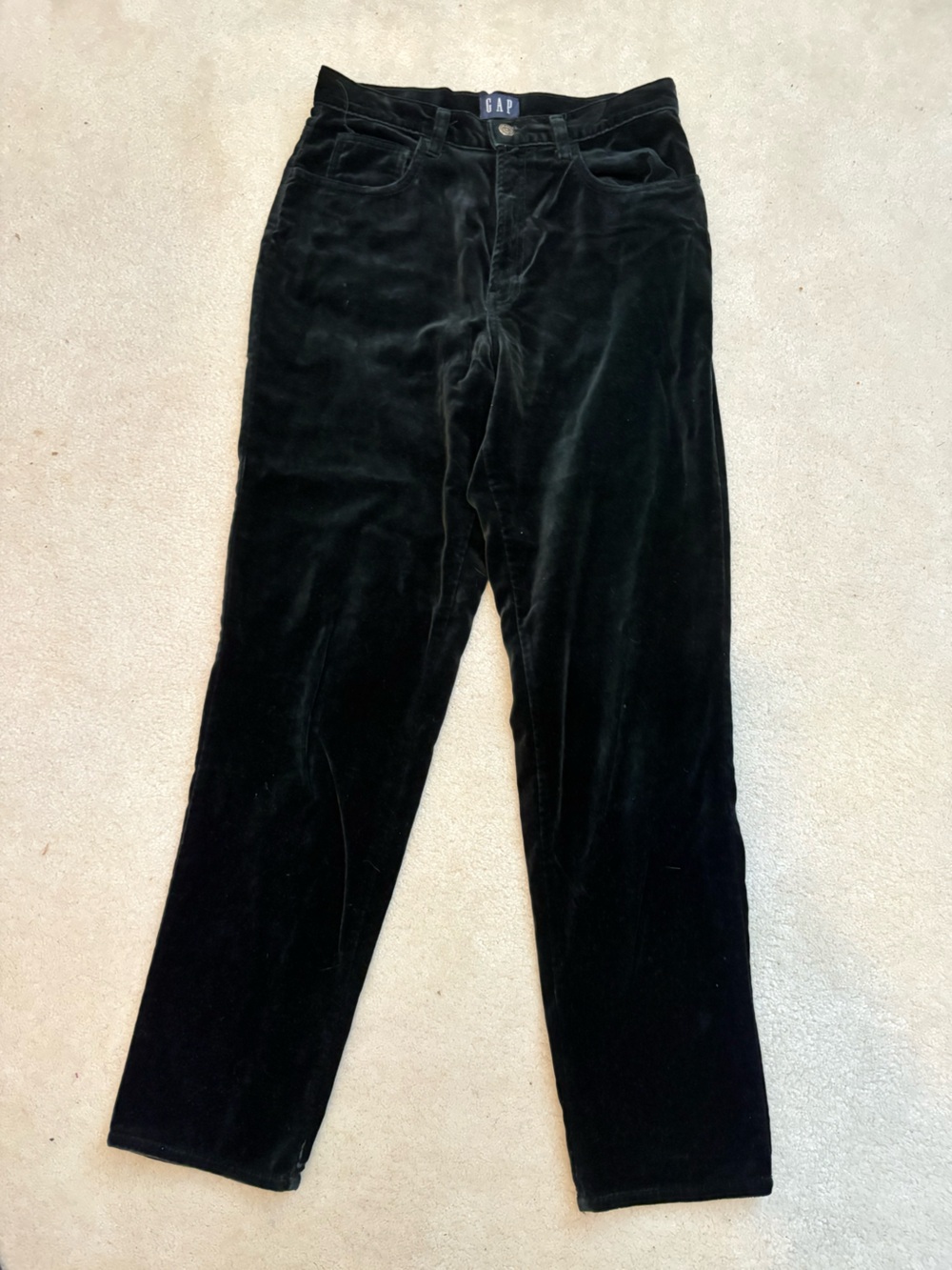 The Gap black velvet pants